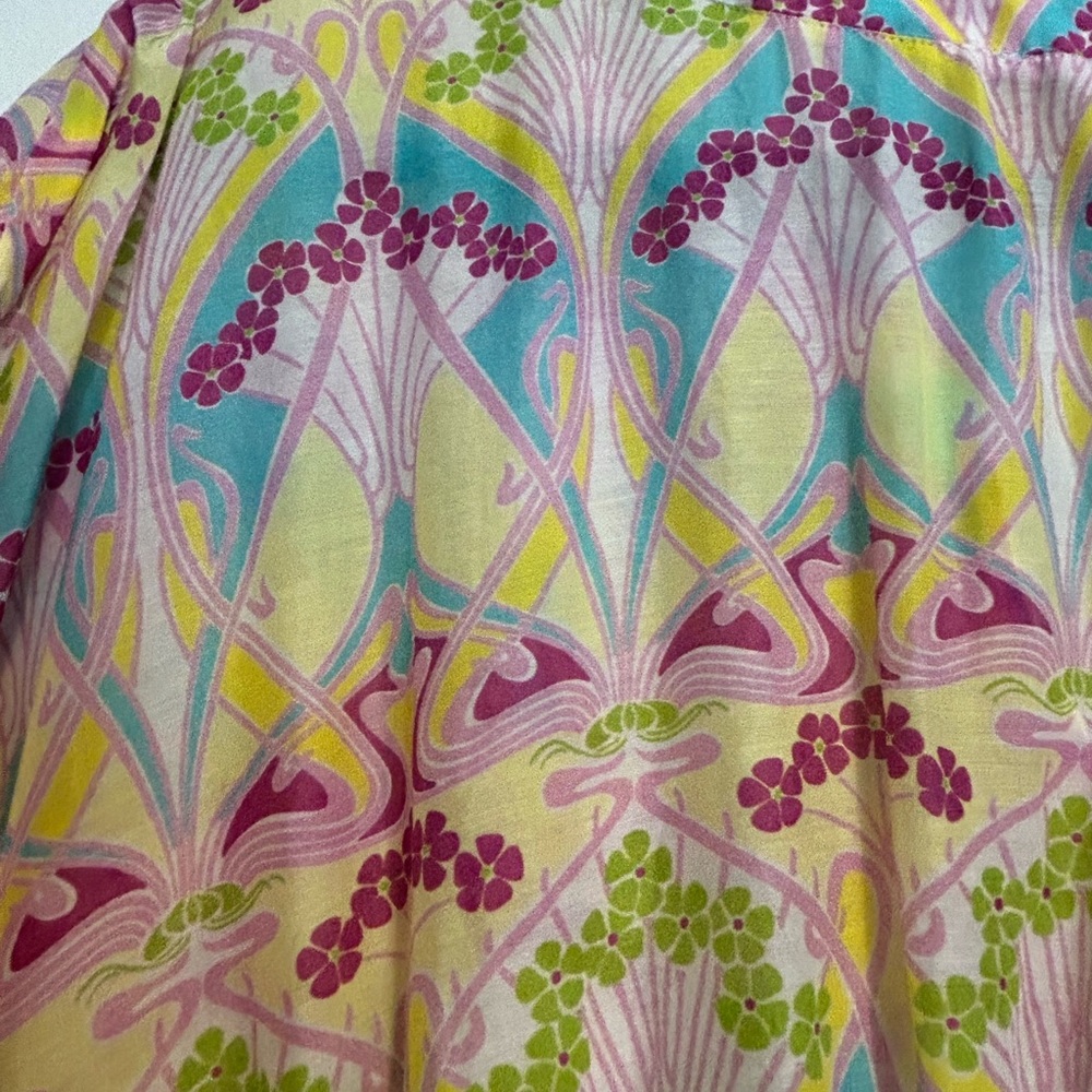 Liberty of London Lightweight Cotton Short Caftan - Picture 5 of 8